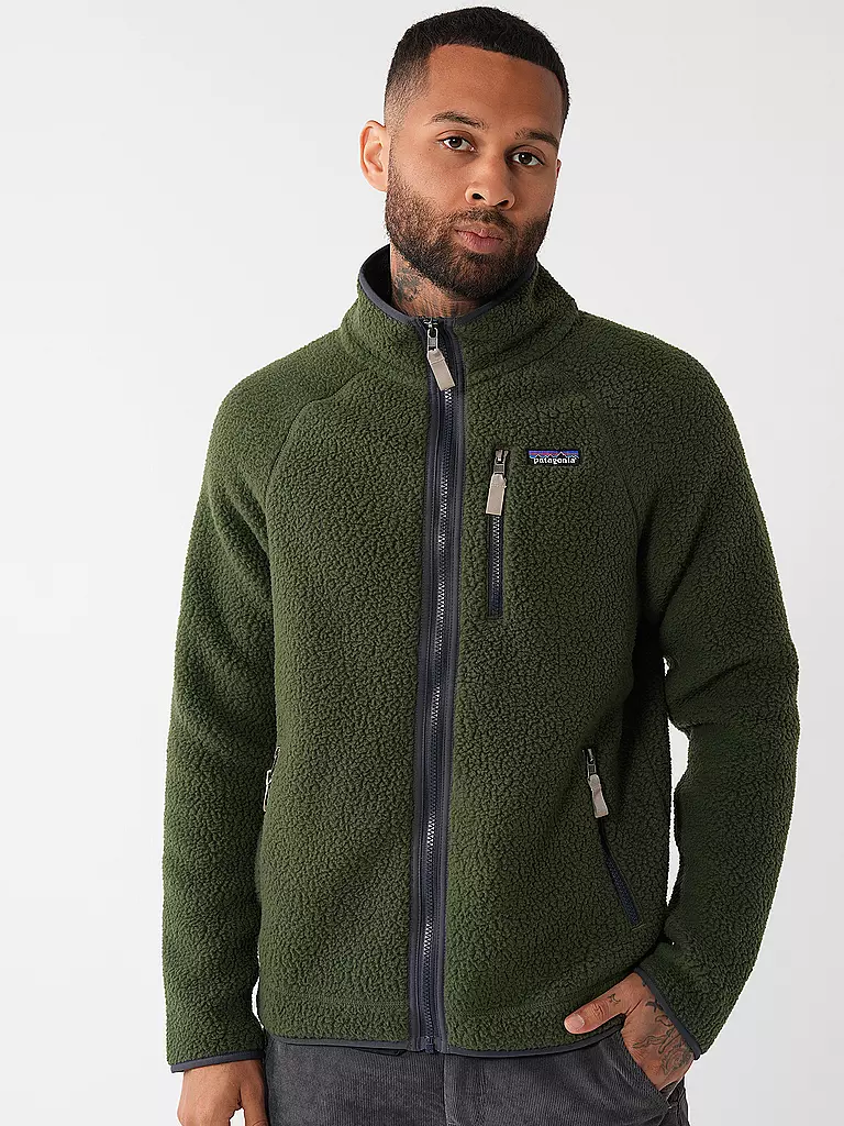 PATAGONIA | Herren Fleecejacke Retro Pile | Verde scuro