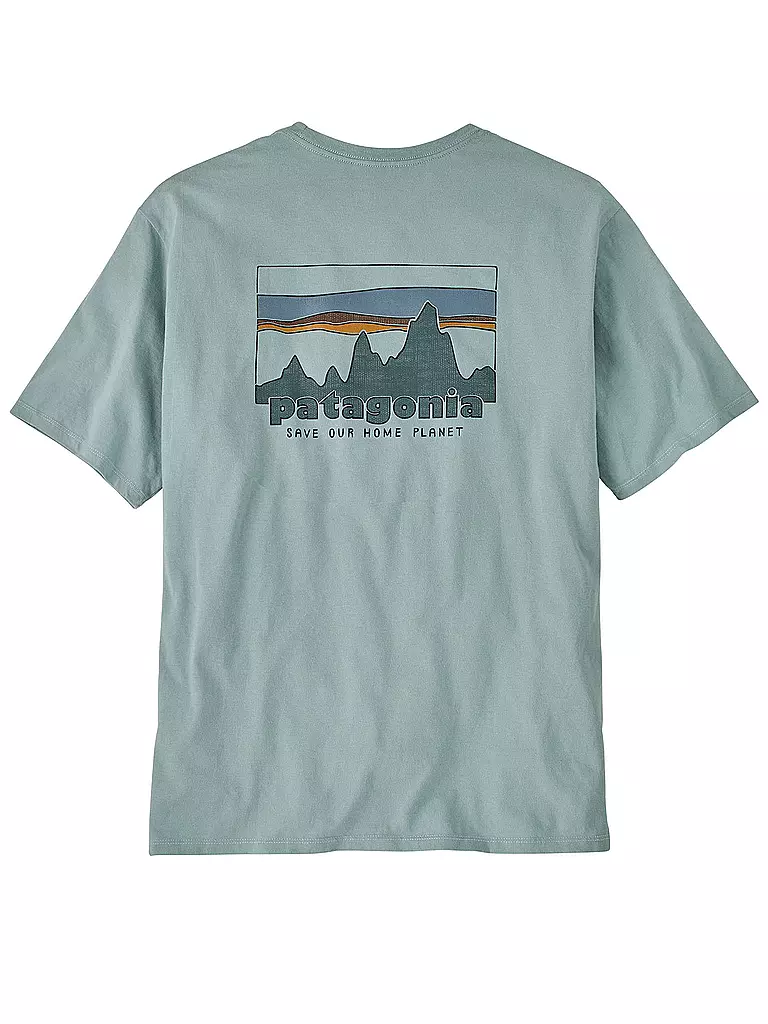 PATAGONIA | Herren T-Shirt 73 Skyline Organic | Blu chiaro