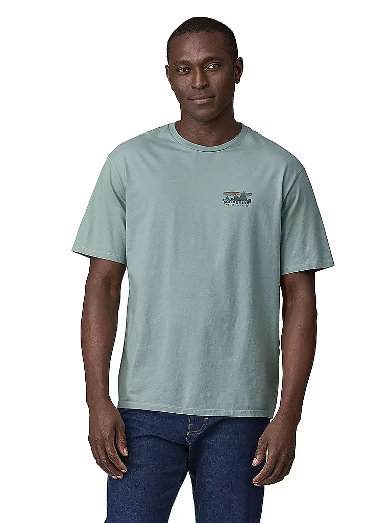PATAGONIA | Herren T-Shirt 73 Skyline Organic | Blu chiaro