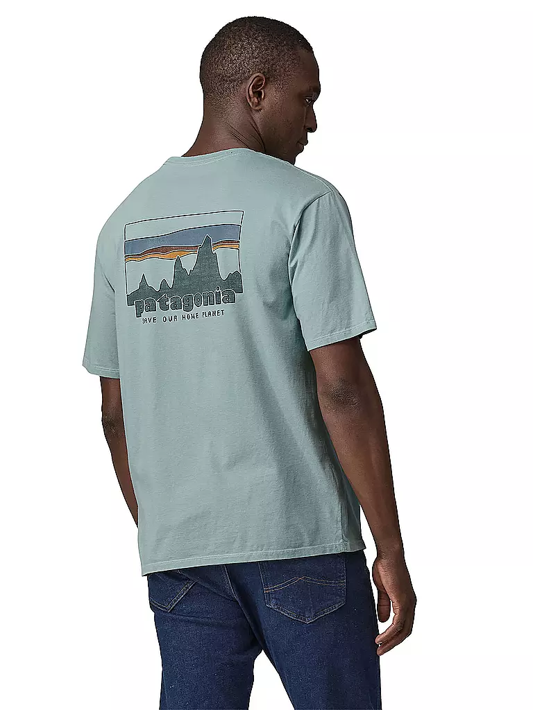 PATAGONIA | Herren T-Shirt 73 Skyline Organic | Blu chiaro