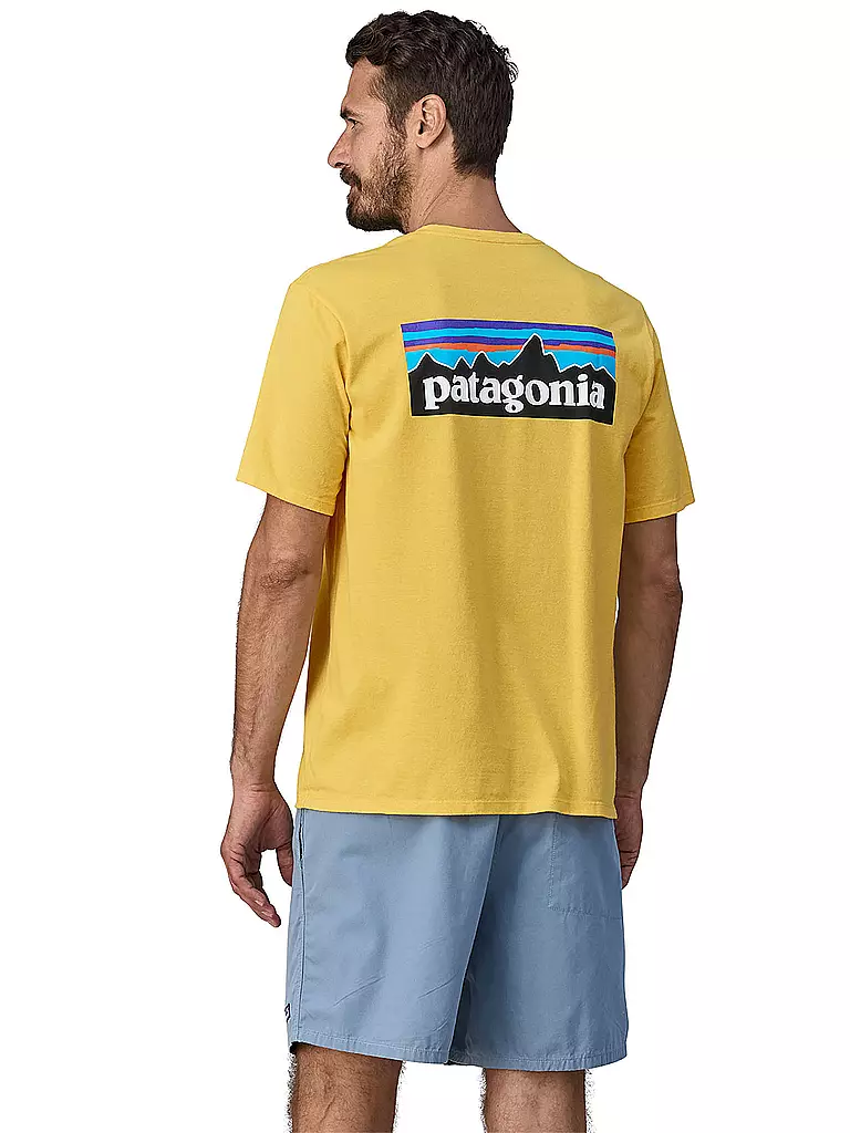 PATAGONIA | Herren T-Shirt P-6 Logo | Giallo