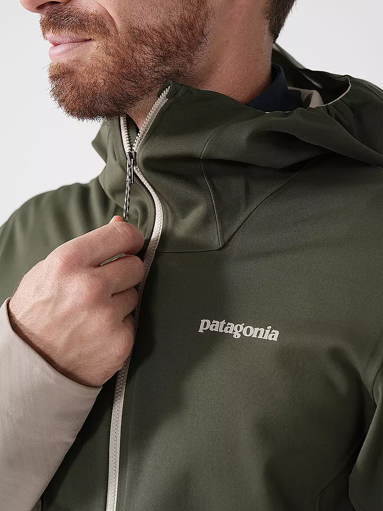 PATAGONIA | Herren Wanderjacke Upstride Hoodie | Verde scuro