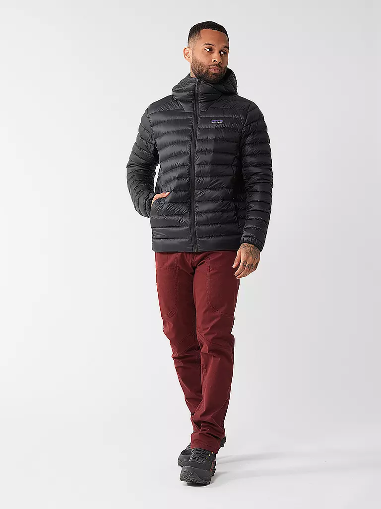 PATAGONIA | Isojacket da uomo Down Sweater Hoodie | Nero