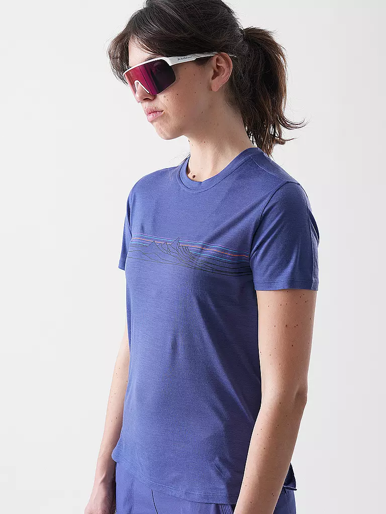 PATAGONIA | Maglietta funzionale da donna Capilene® Cool Merino Graphic | Lilla