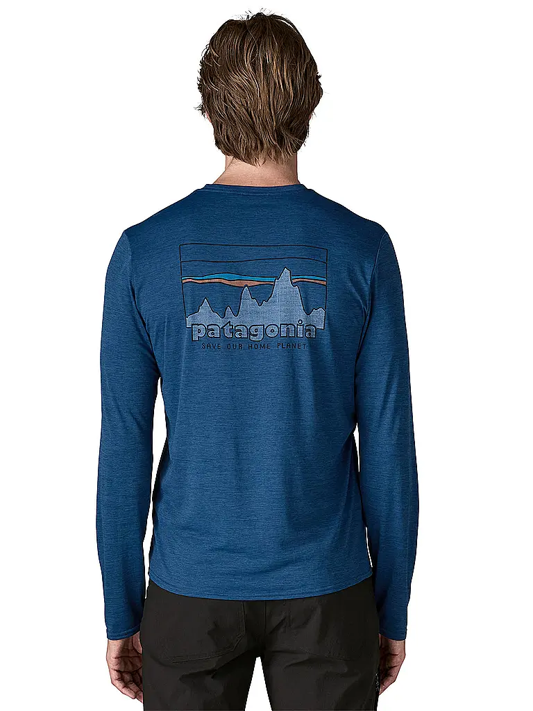 PATAGONIA | Maglietta tecnica da uomo Capilene® Cool Daily Graphic | Blu