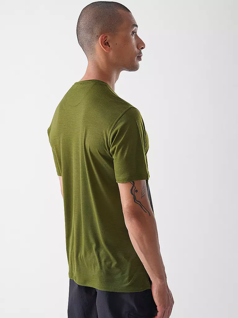 PATAGONIA | Maglietta tecnica da uomo Capilene® Cool Merino | Oliva