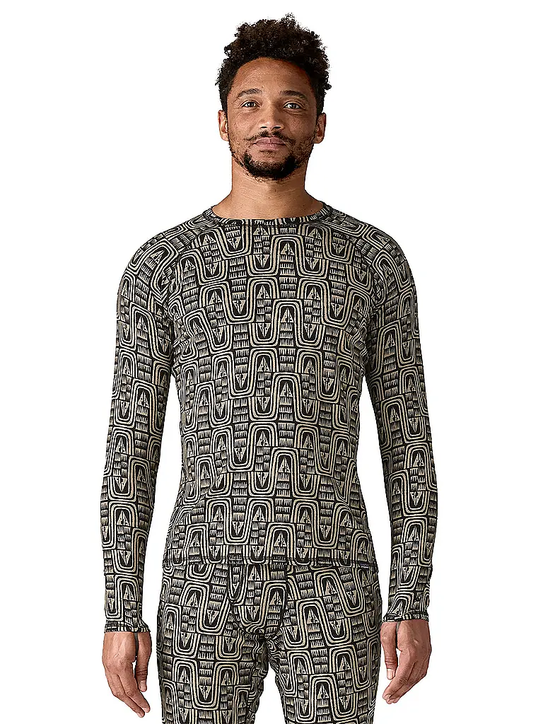 PATAGONIA | Maglietta tecnica da uomo Capilene® Midweight Crew | Cammello