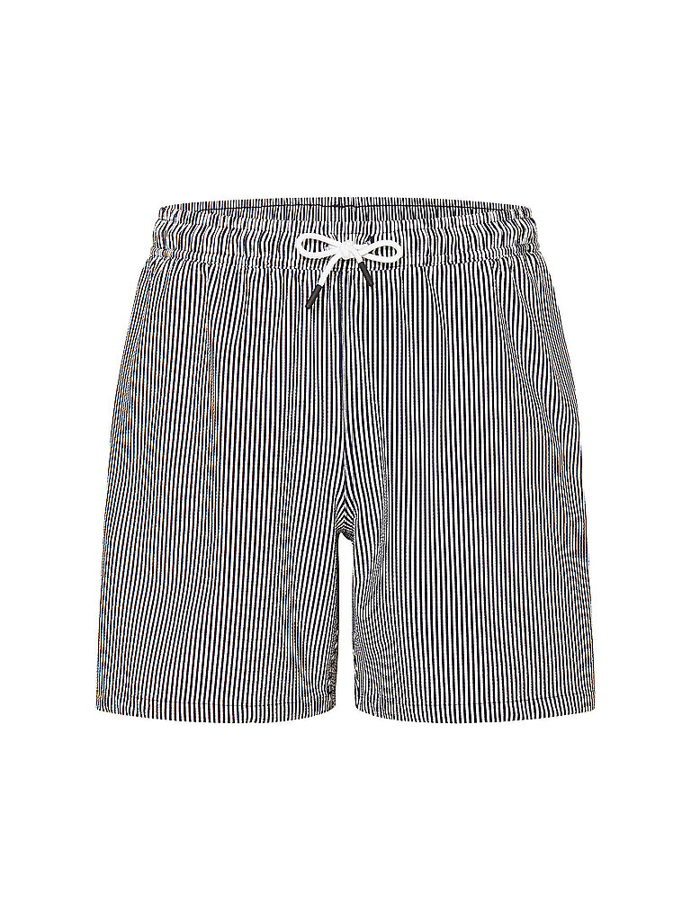 Badeshorts da uomo a righe blu XXL