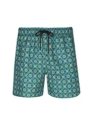 PAUL | Badeshort da uomo stampati | Verde