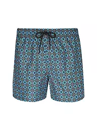 PAUL | Badeshort da uomo stampati | Marrone chiaro