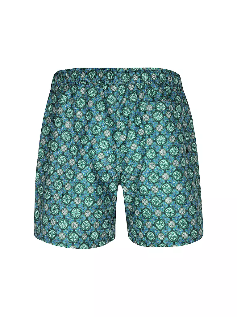 PAUL | Badeshort da uomo stampati | Verde
