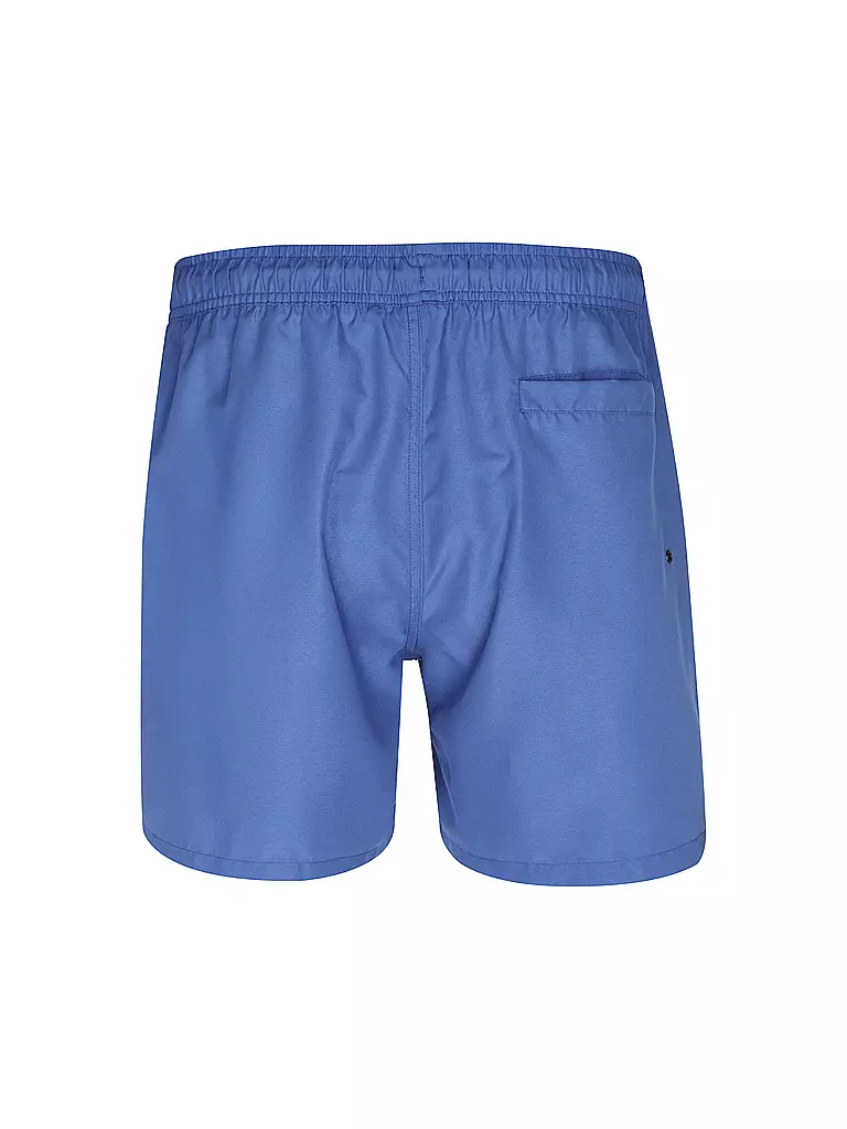 PAUL | Badeshort da uomo tinta unita | Blu scuro