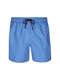 PAUL | Badeshort da uomo stampati | Blu