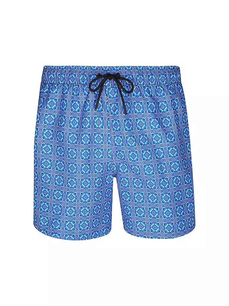PAUL | Herren Badeshort Printed | Blu