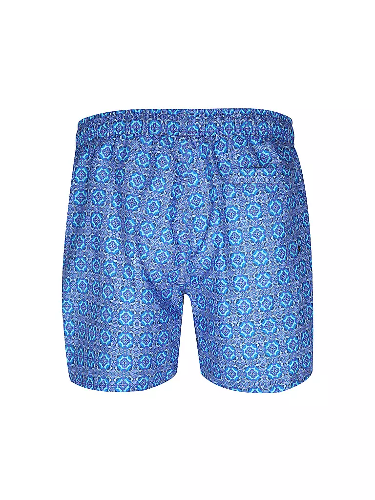 PAUL | Herren Badeshort Printed | Blu