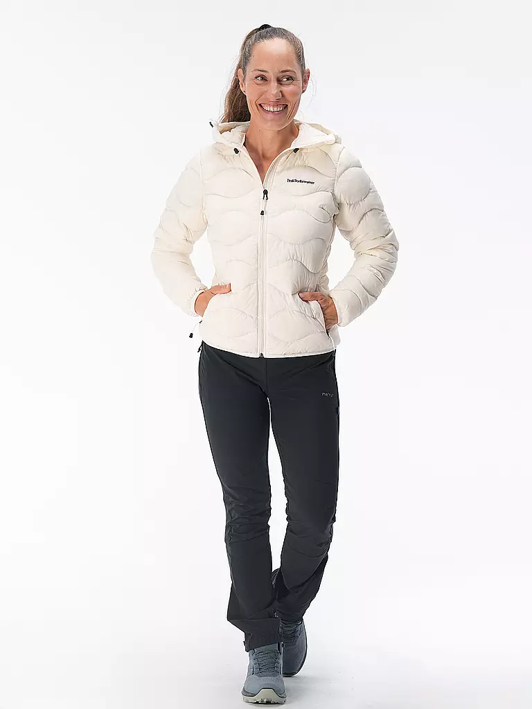 PEAK PERFORMANCE | Damen Freizeitjacke Helium Down Hoodie | Bianco