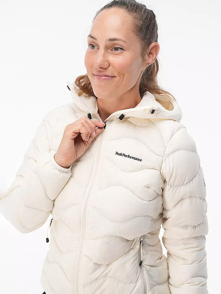 PEAK PERFORMANCE | Damen Freizeitjacke Helium Down Hoodie | Bianco