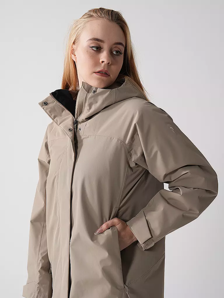 PEAK PERFORMANCE | Damen Parka Treeline Insulated | Beige