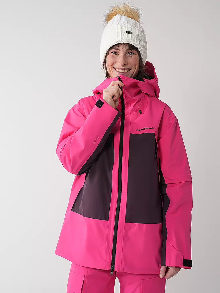 PEAK PERFORMANCE | Damen Skijacke Edge Insulated | Fucsia