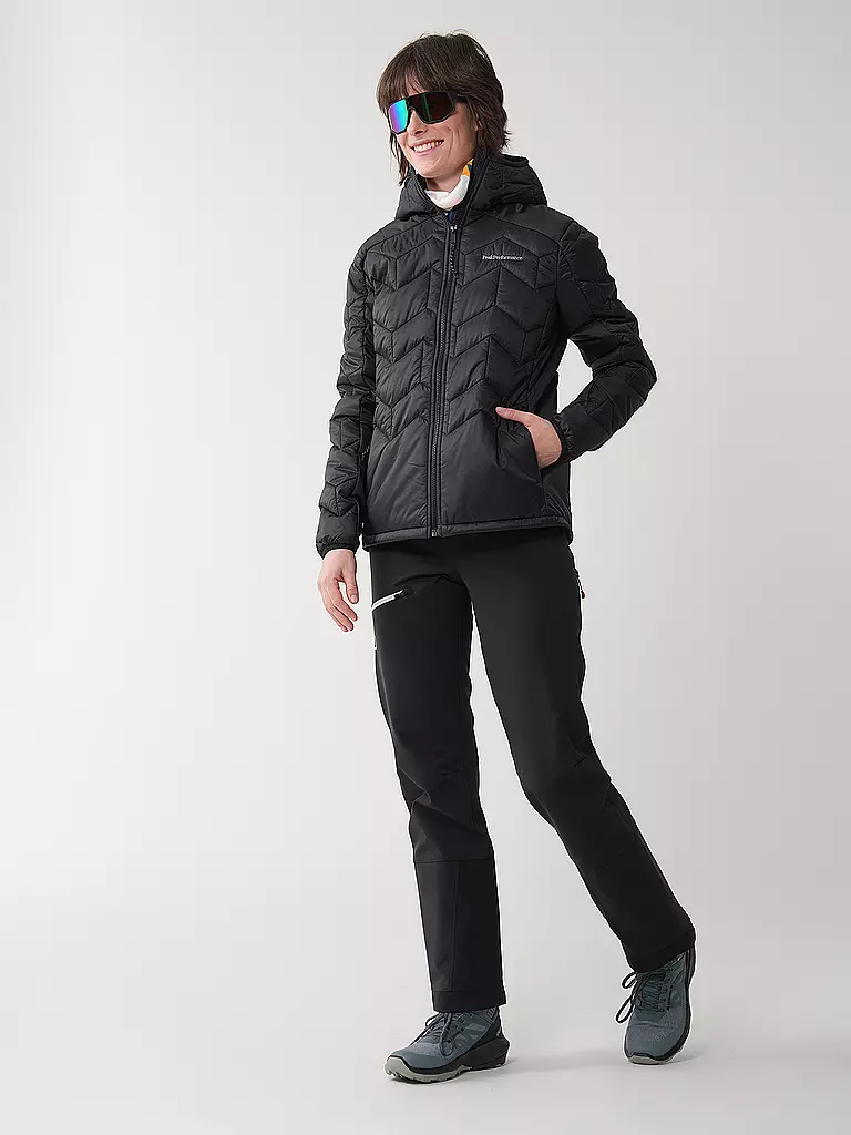PEAK PERFORMANCE | Giacca casual da donna Elevate Liner Hoodie | Nero