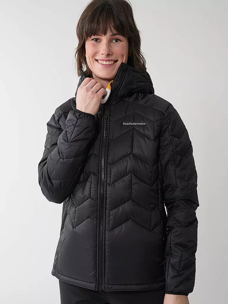 PEAK PERFORMANCE | Giacca casual da donna Elevate Liner Hoodie | Nero