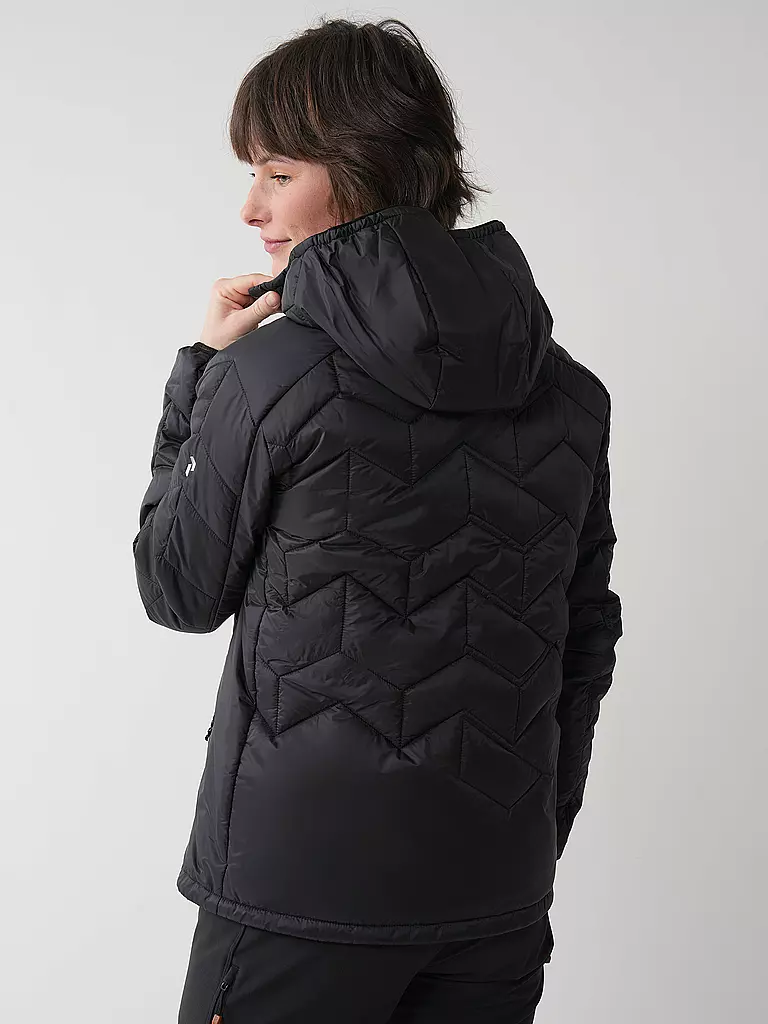 PEAK PERFORMANCE | Giacca casual da donna Elevate Liner Hoodie | Nero