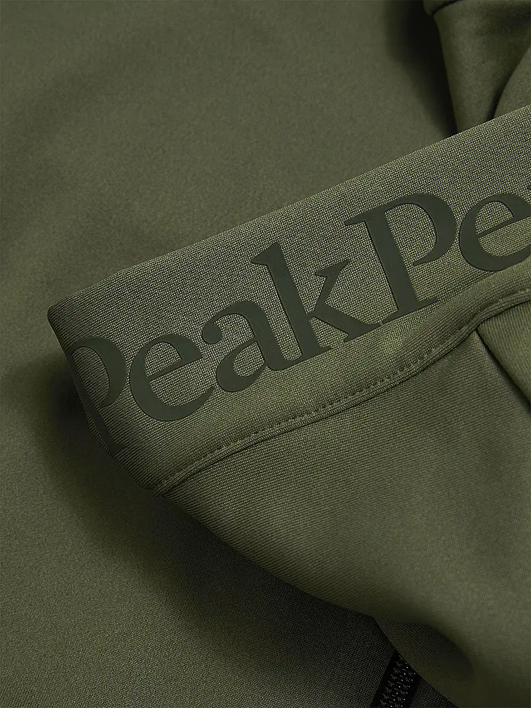 PEAK PERFORMANCE | Giacca con cappuccio da uomo Ride Essentials | Oliva