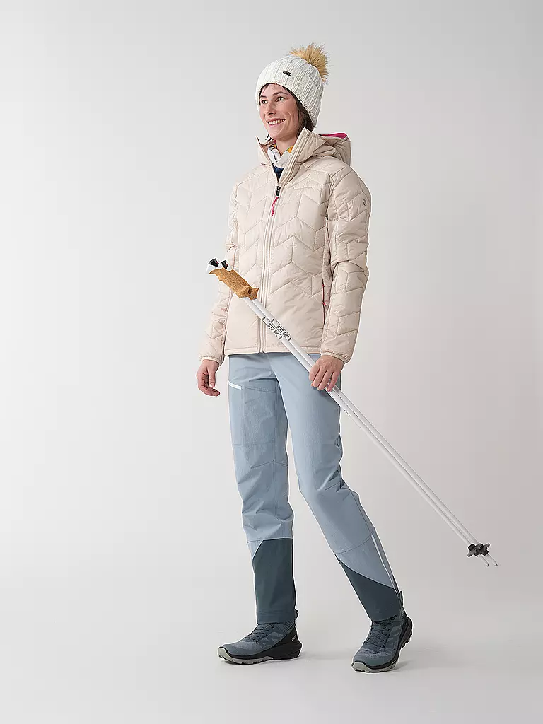 PEAK PERFORMANCE | Giacca da donna per il tempo libero Elevate Liner Hoodie | Crema