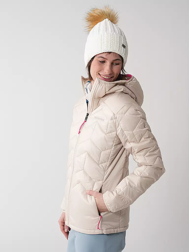 PEAK PERFORMANCE | Giacca da donna per il tempo libero Elevate Liner Hoodie | Crema