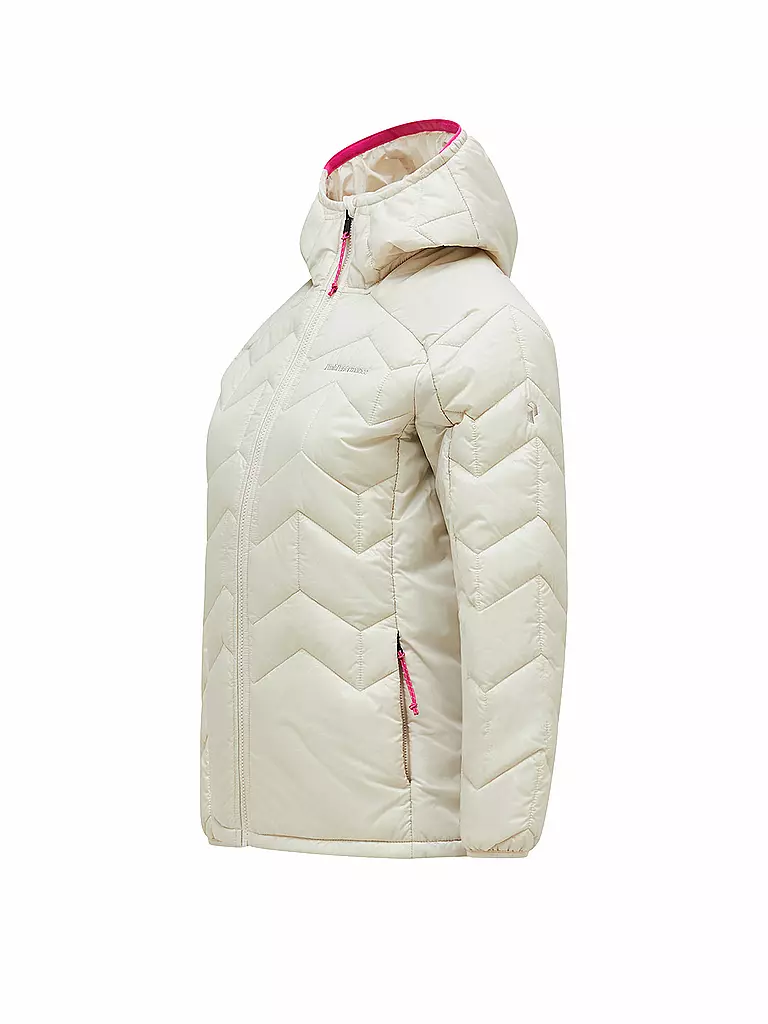 PEAK PERFORMANCE | Giacca da donna per il tempo libero Elevate Liner Hoodie | Crema