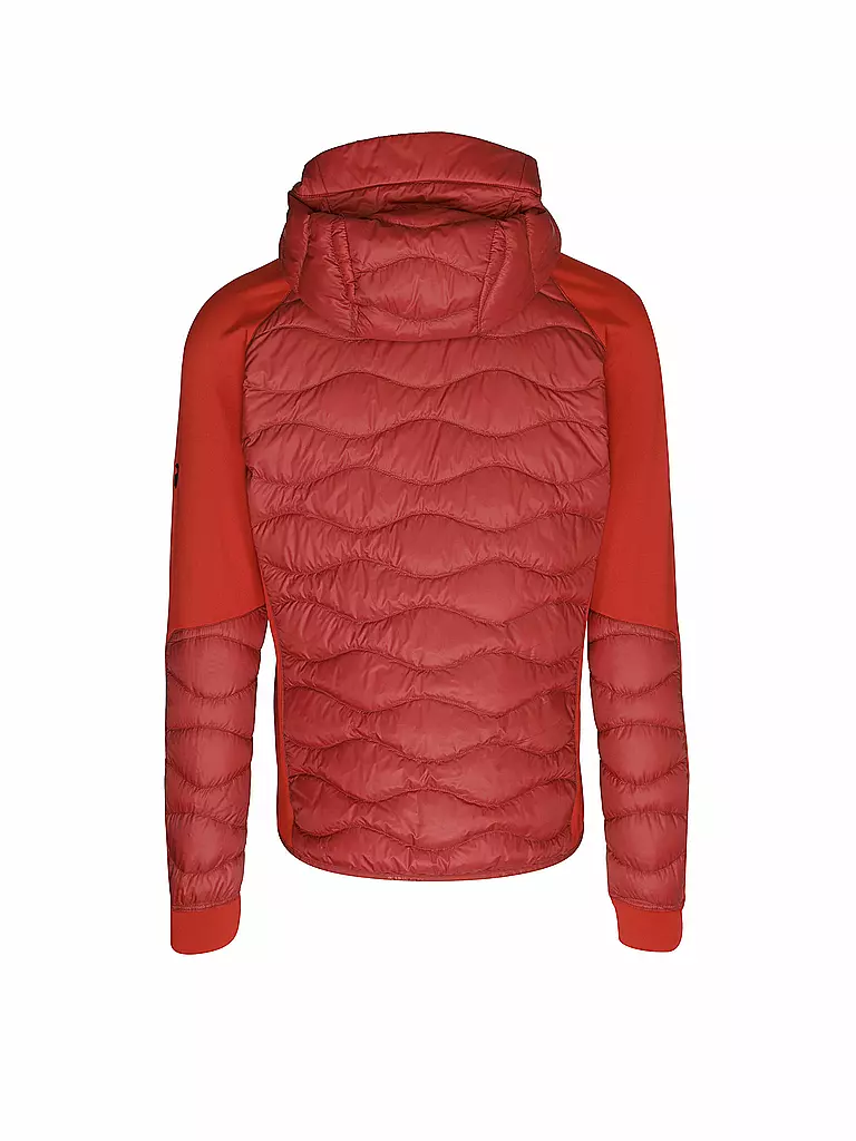 PEAK PERFORMANCE | Herren Freizeitjacke Helium Down Hybrid Hoodie | Rosso