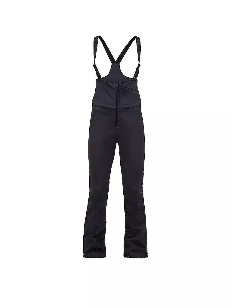 PEAK PERFORMANCE | Salopette da sci da donna Softshell Stretch | Nero