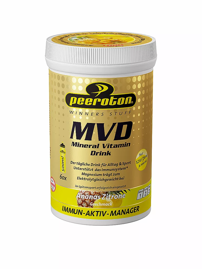 PEEROTON | Bevanda in polvere MVD Ananas/Limone 300g | Multicolore