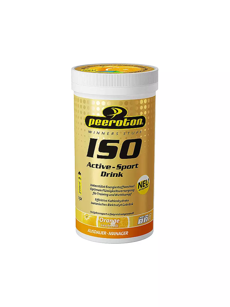 PEEROTON | Bevanda isotonica in polvere Iso Active Arancia 300g | Multicolore