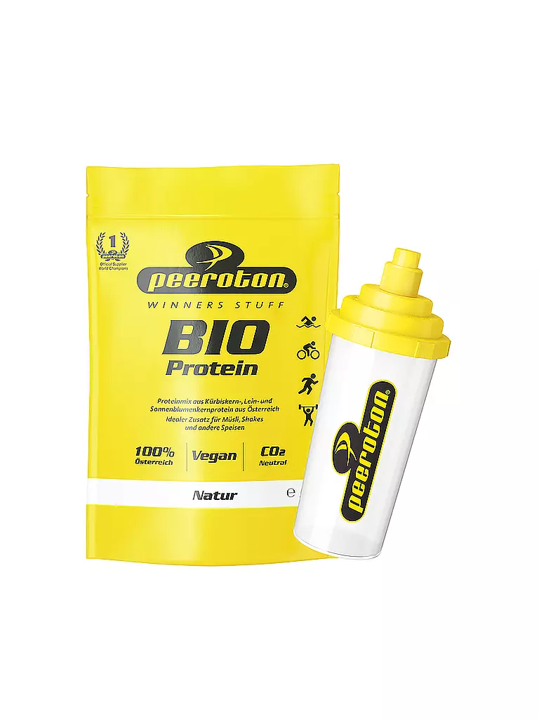 PEEROTON | BIO Vegan Protein Pulver Mix 500g Natur | Multicolore