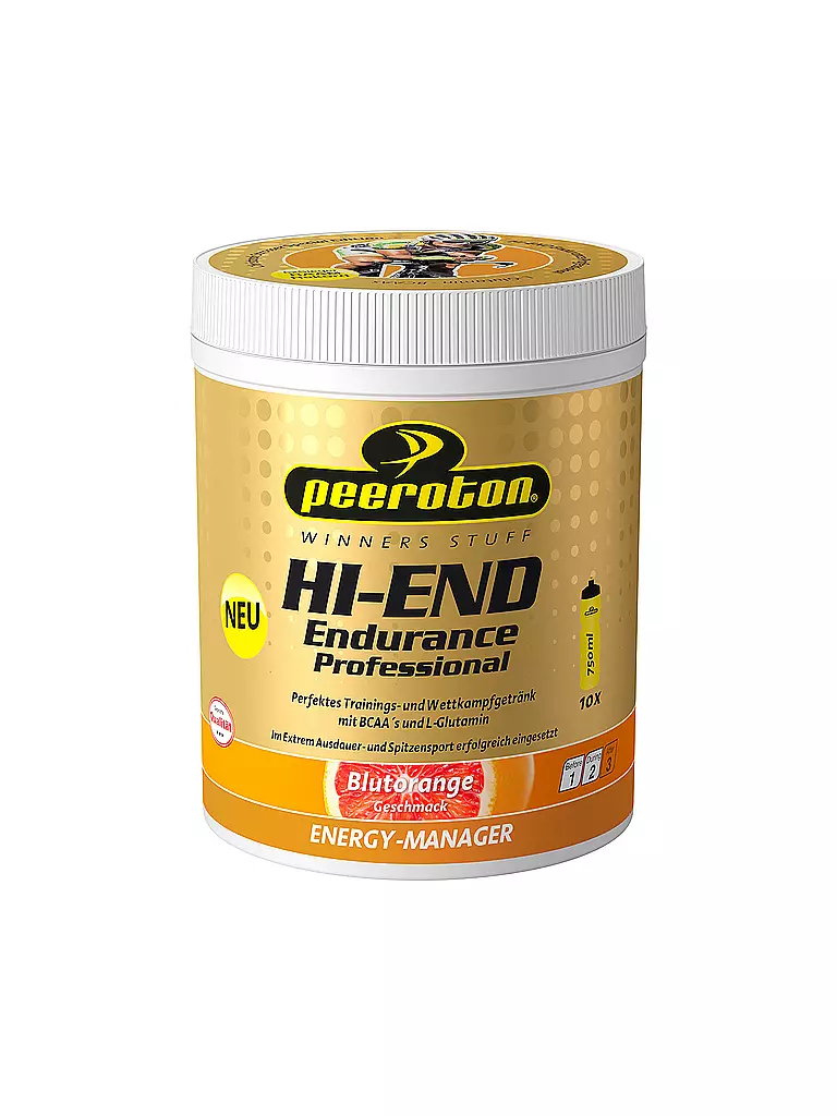 PEEROTON | HI-END Endurance Energy Drink Professional Arancia Sanguinella 600g Christoph Strasser | Multicolore