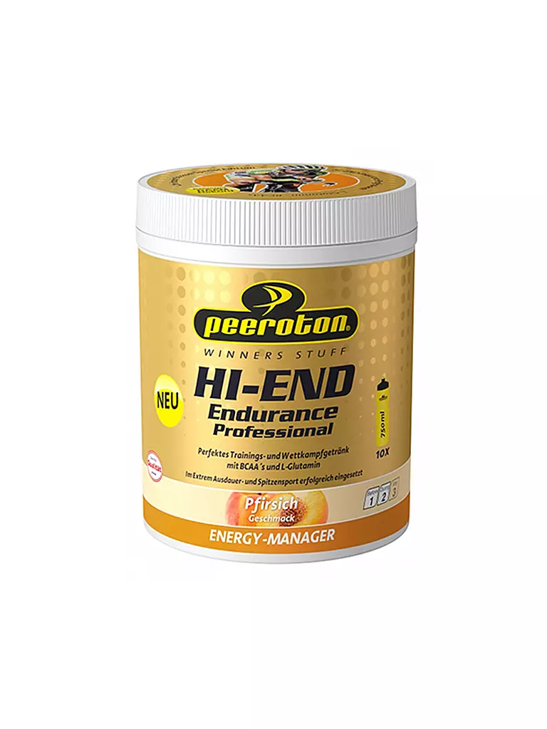PEEROTON | Hi-End Endurance Energy Drink Professional Pesca 600g Christoph Strasser - Edizione Speciale | Multicolore