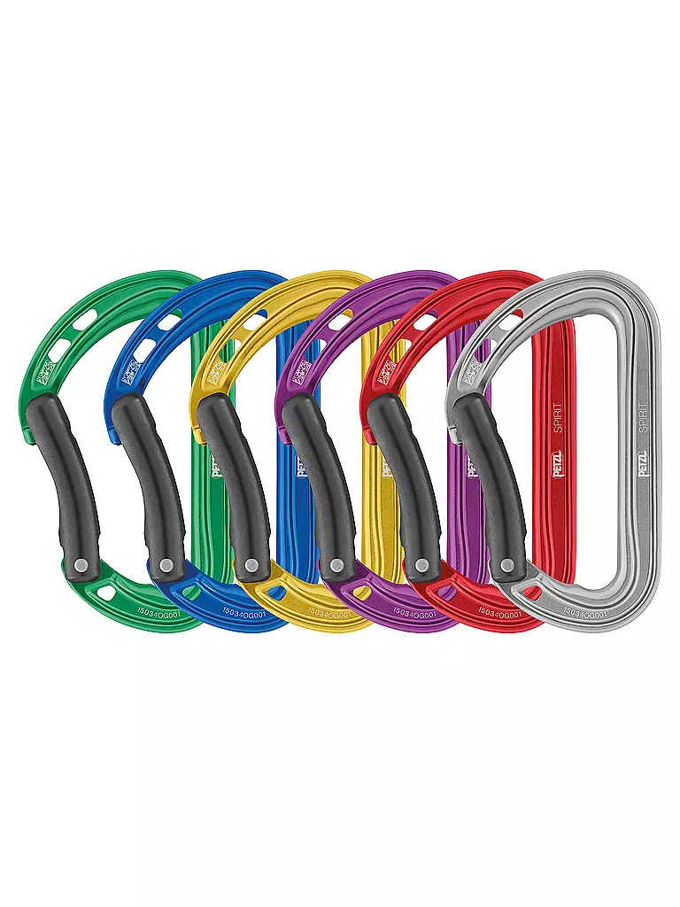 PETZL | Karabiner Spirit Pacco da 6 | Multicolore