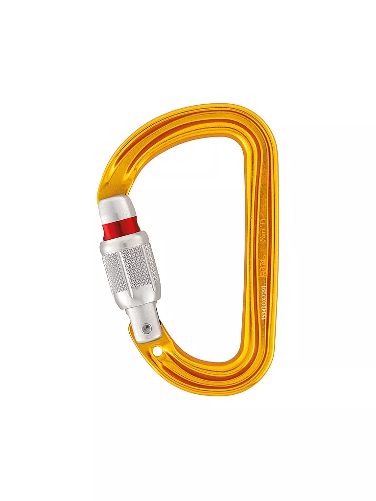 PETZL | Moschettone Sm'D Twist Lock | Giallo