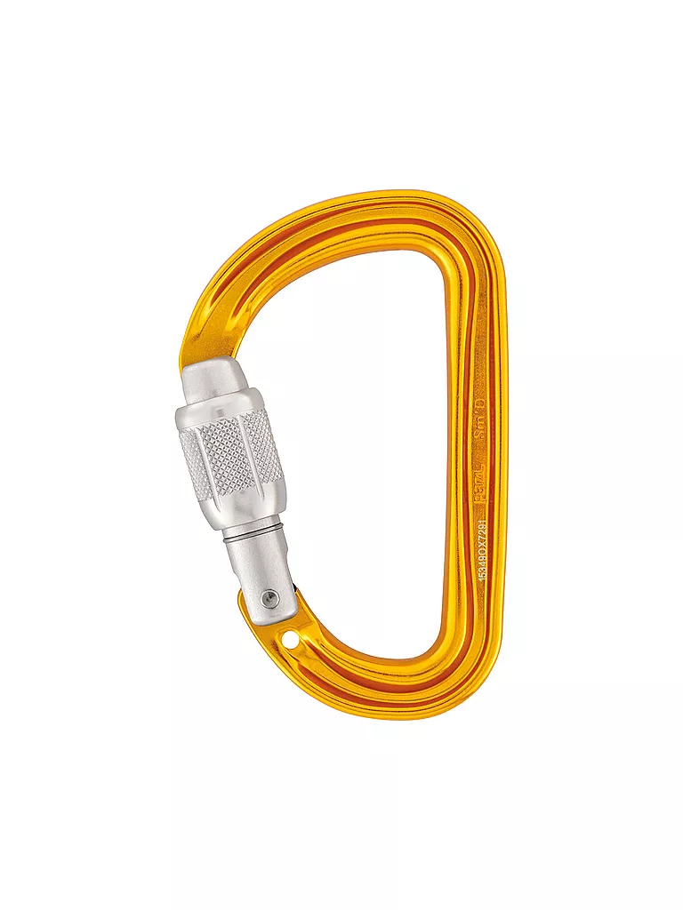 PETZL | Moschettone Sm'D Twist Lock | Giallo