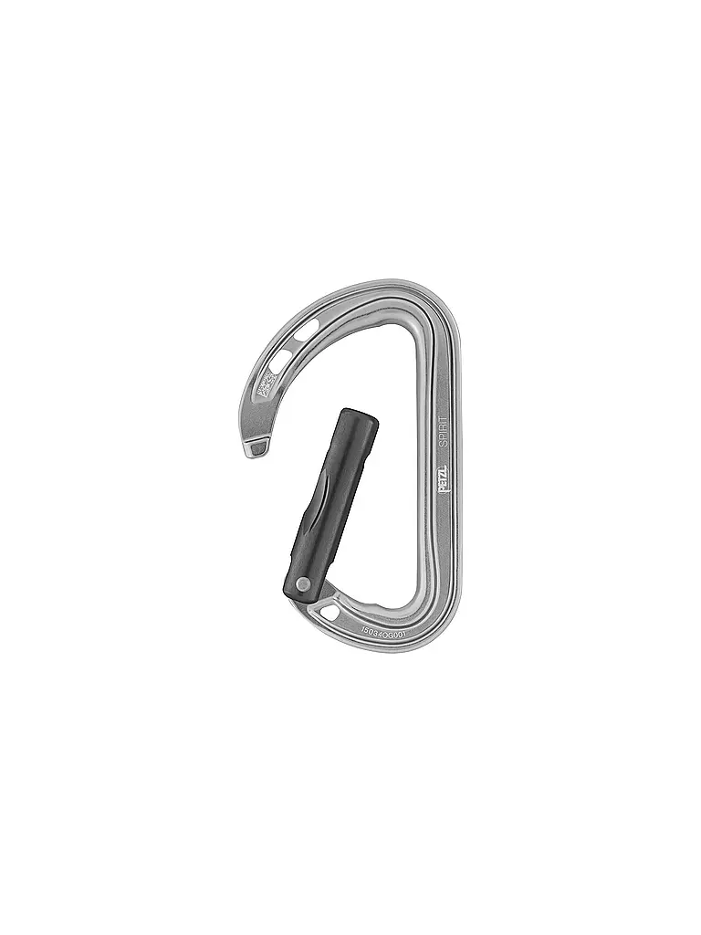PETZL | Moschettone Spirit leva dritta | Grigio