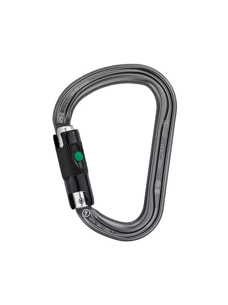 PETZL | Moschettone William Ball-Lock | Grigio
