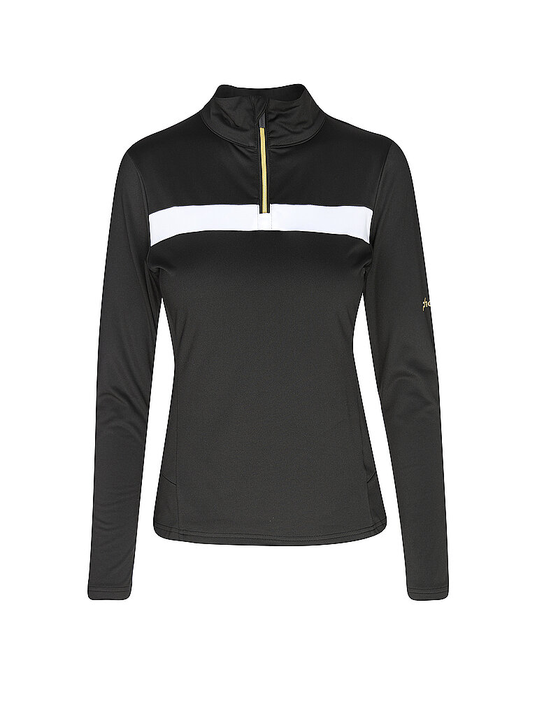 Zipshirt intimo da donna con accenti dorati nero 36