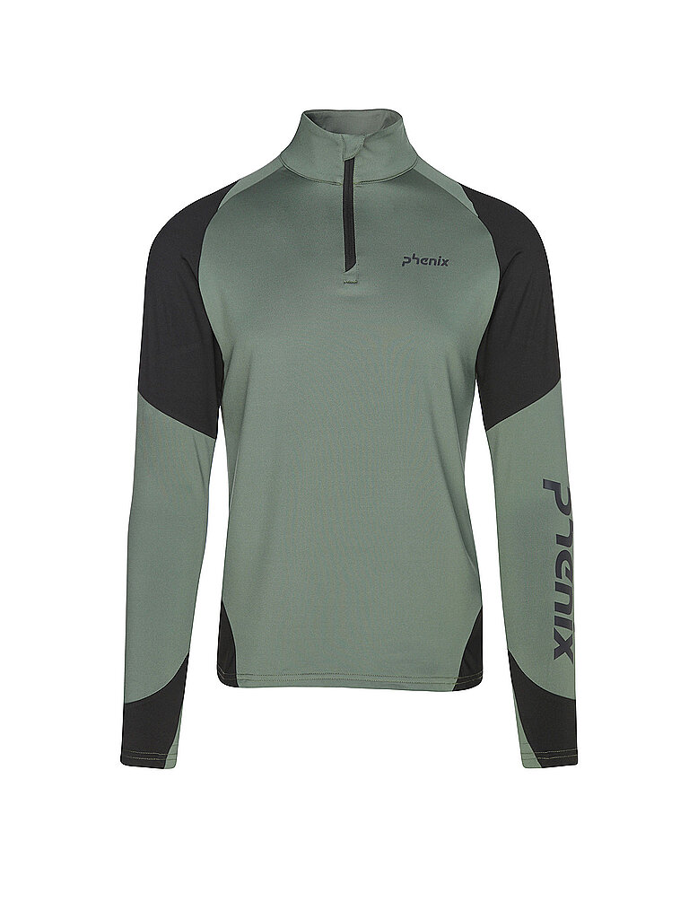 Zipshirt intimo da uomo oliva 48