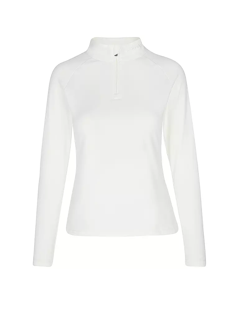 PHENIX | Damen Unterzieh Zipshirt Retro Future | Bianco
