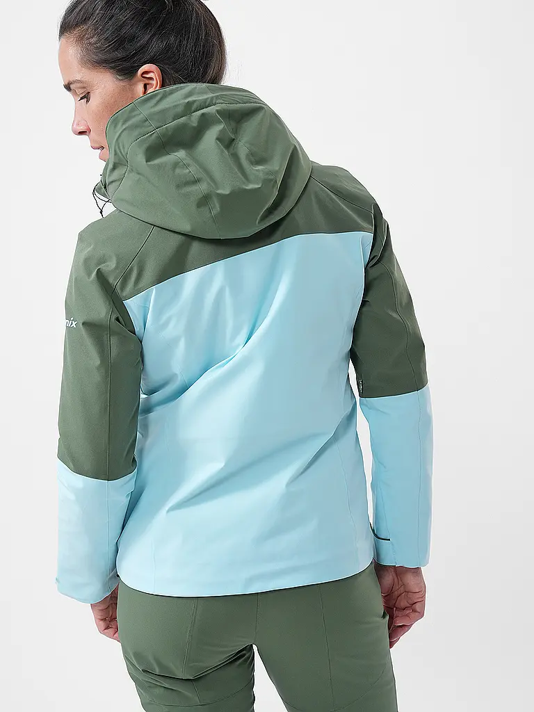 PHENIX | Giacca da sci da donna Bicolor Block | Blu chiaro