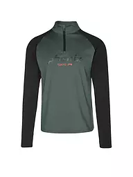 PHENIX | Herren Unterzieh Zipshirt  PH Logo Inner | Verde scuro