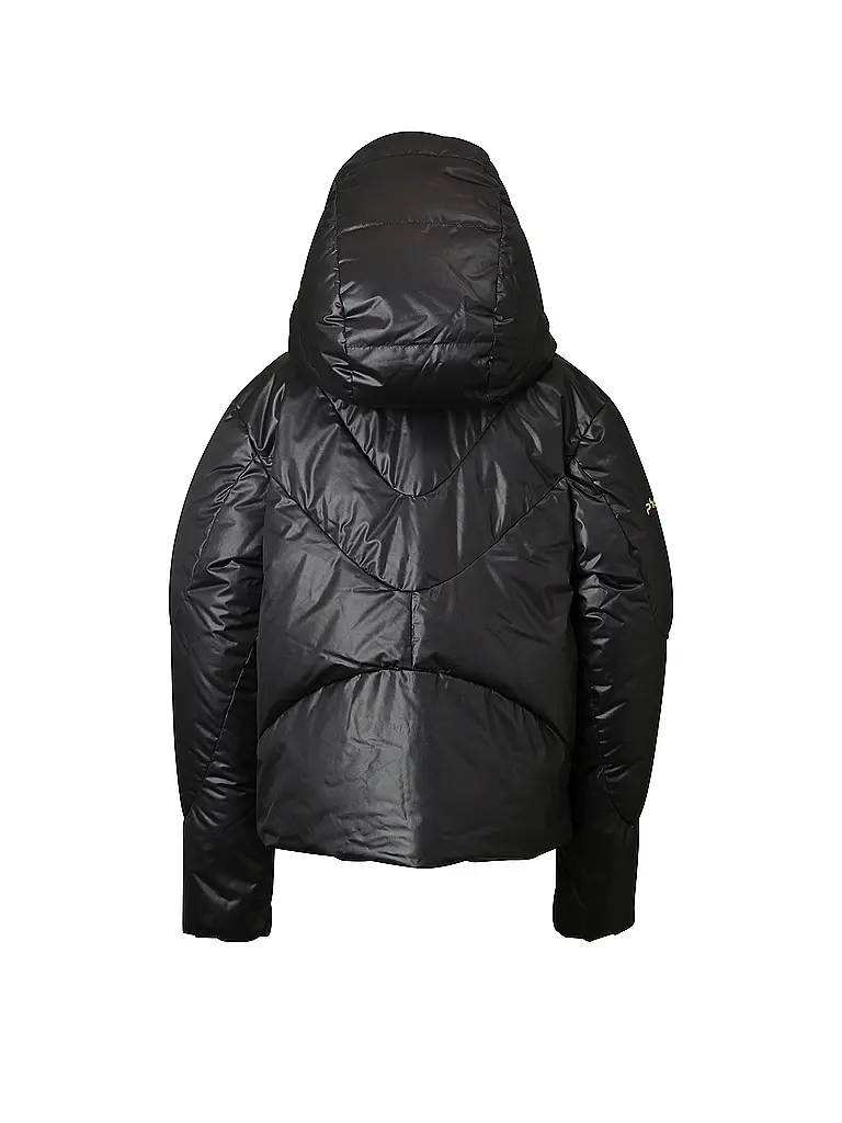 PHENIX | Pantaloni da sci da donna con taglio irregolare e imbottitura in piuma | Nero