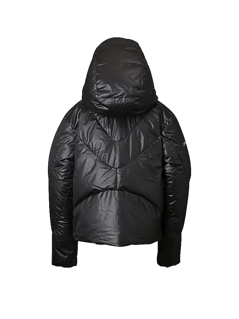 PHENIX | Pantaloni da sci da donna con taglio irregolare e imbottitura in piuma | Nero