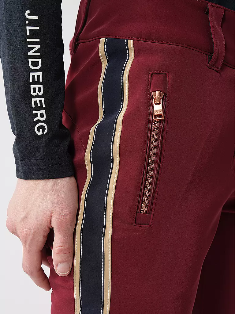 PHENIX | Pantaloni da sci da donna | Rosso scuro